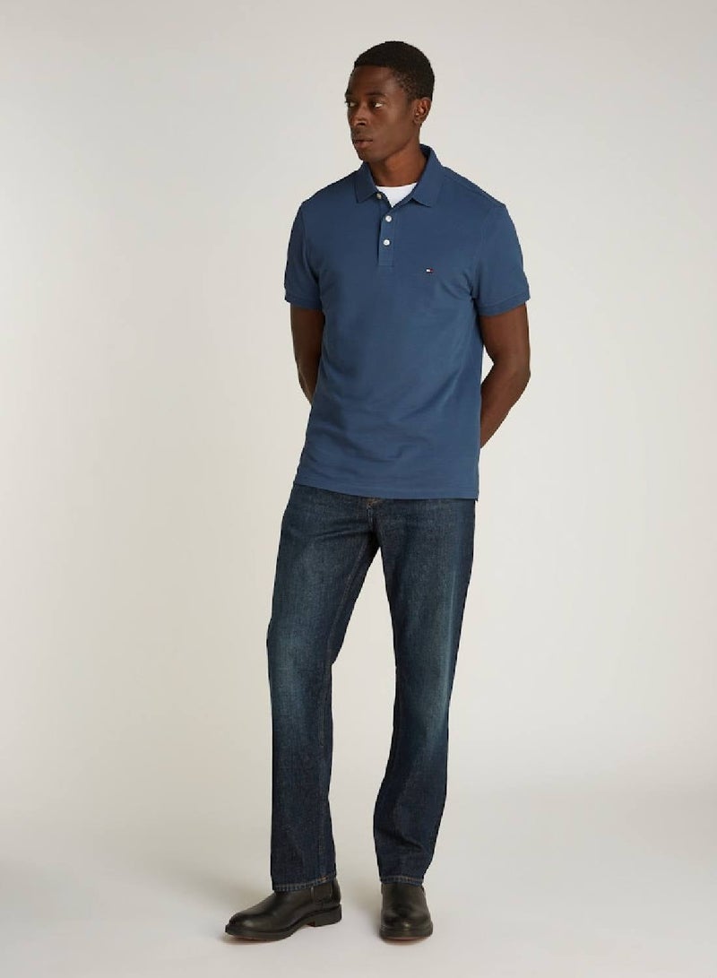 TOMMY HILFIGER 1985 Slim Fit Pique Polo Shirt - Image 2